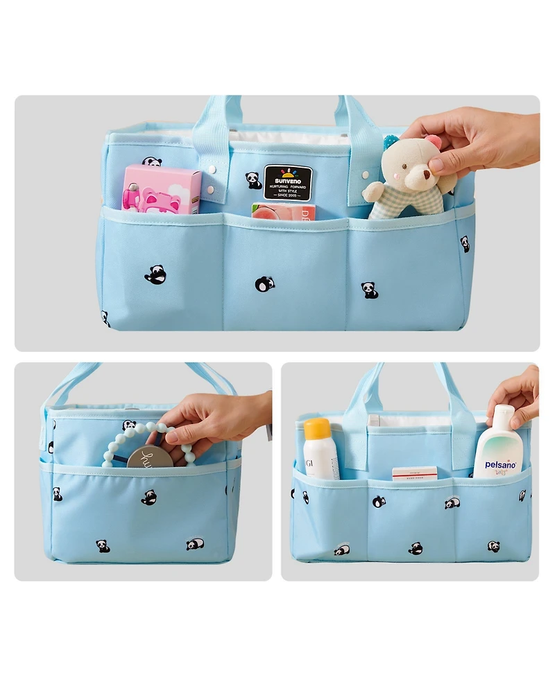 Sunveno Portable Diaper Caddy Organizer