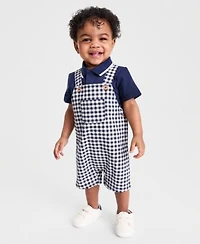 First Impressions Baby Boys Polo Shirt Shortall Set Strap Sneakers Macys Exclusive