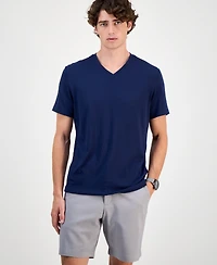 Alfani Men's Travel Stretch V-Neck T-Shirt, Created for Macy's