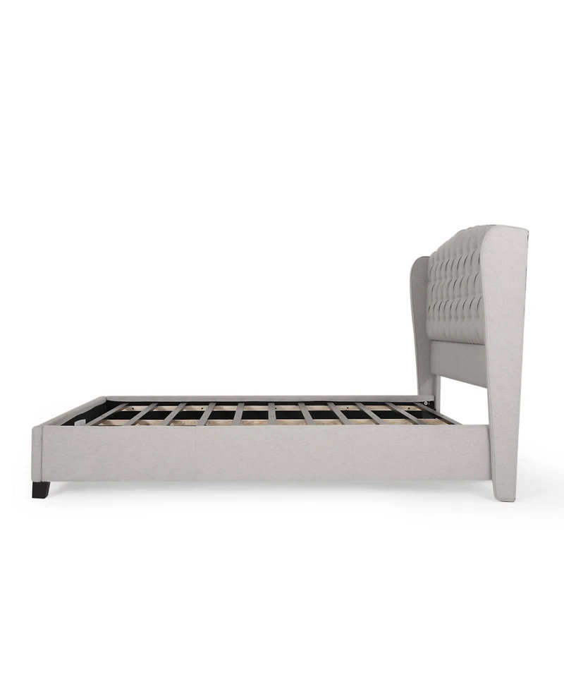 Streamdale Furniture Modern Upholstered Queen Platform Bed
