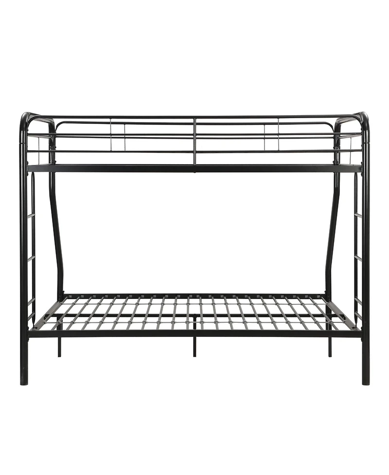 Streamdale furniture twin over full metal bunk bed with storage, no box spring needed, easy assembly, durable and space-saving.