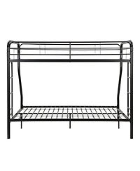 Streamdale furniture twin over full metal bunk bed with storage, no box spring needed, easy assembly, durable and space-saving.