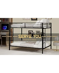 Streamdale Furniture Streamdale Multi-Functional Square Tube Iron Bunk Bed