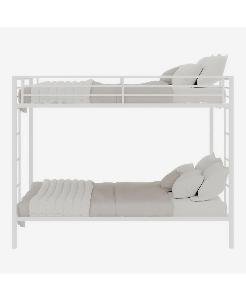 Streamdale Furniture Multi-Functional Square Tube Iron Bunk Bed - Queen Size