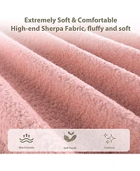 gaomon Full Size Pink Velvet Upholstered Kids Bed Frame with Headboard