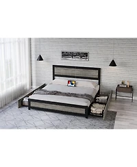 Gaomon King Size Metal Bed Frame Space-Saving Feature