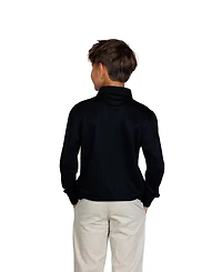 Tailorbyrd Boys Solid Modal Long Sleeve Polo Shirts
