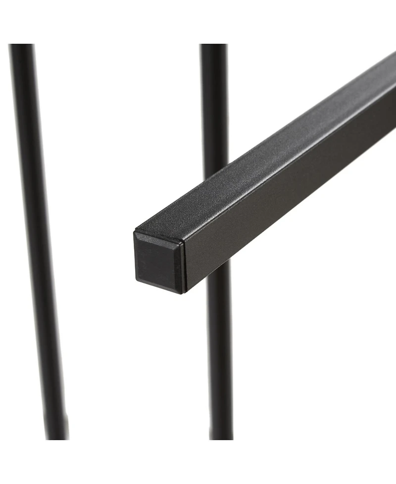 Streamdale Furniture Metal Platform Bed Frame with Usb, Led Lights & Storage