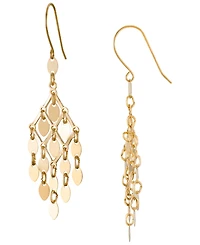Macy's Chandelier Dangler Earrings in Gold