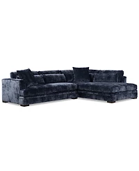 Furniture Triana 2-Pc. Fabric Chaise Sectional Sofa