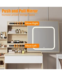 gaomon 4 Drawer Bedroom Dresser with Electrical Outlet, Storage Cabinet