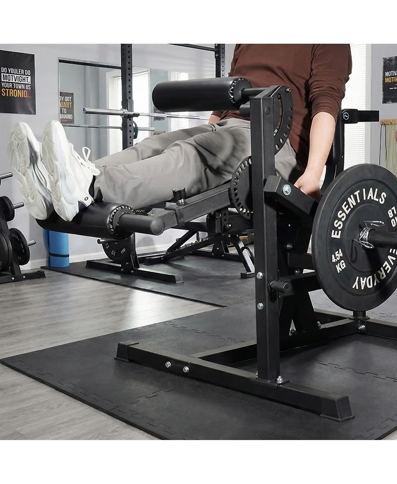BalanceFrom Fitness Leg Extension & Curl Machine, Adjustable Home Gym Equipment