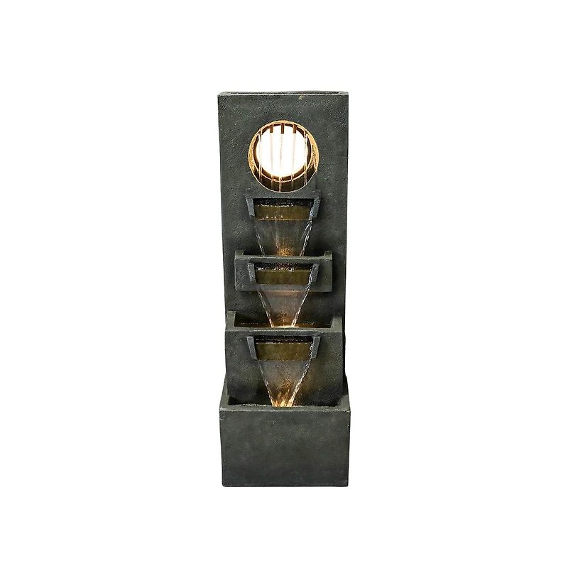 SunJet 39.3"H Modern Outdoor Fountain
