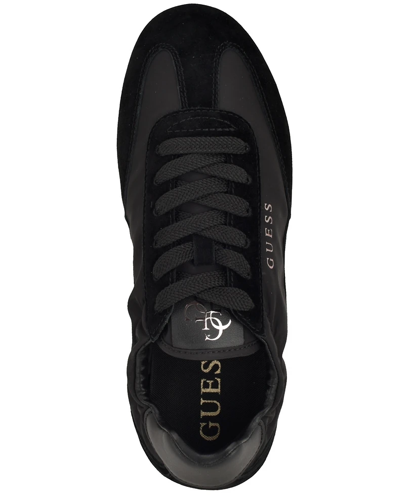 Guess Womens Rachale Low Profile Lace-Up Sneakers