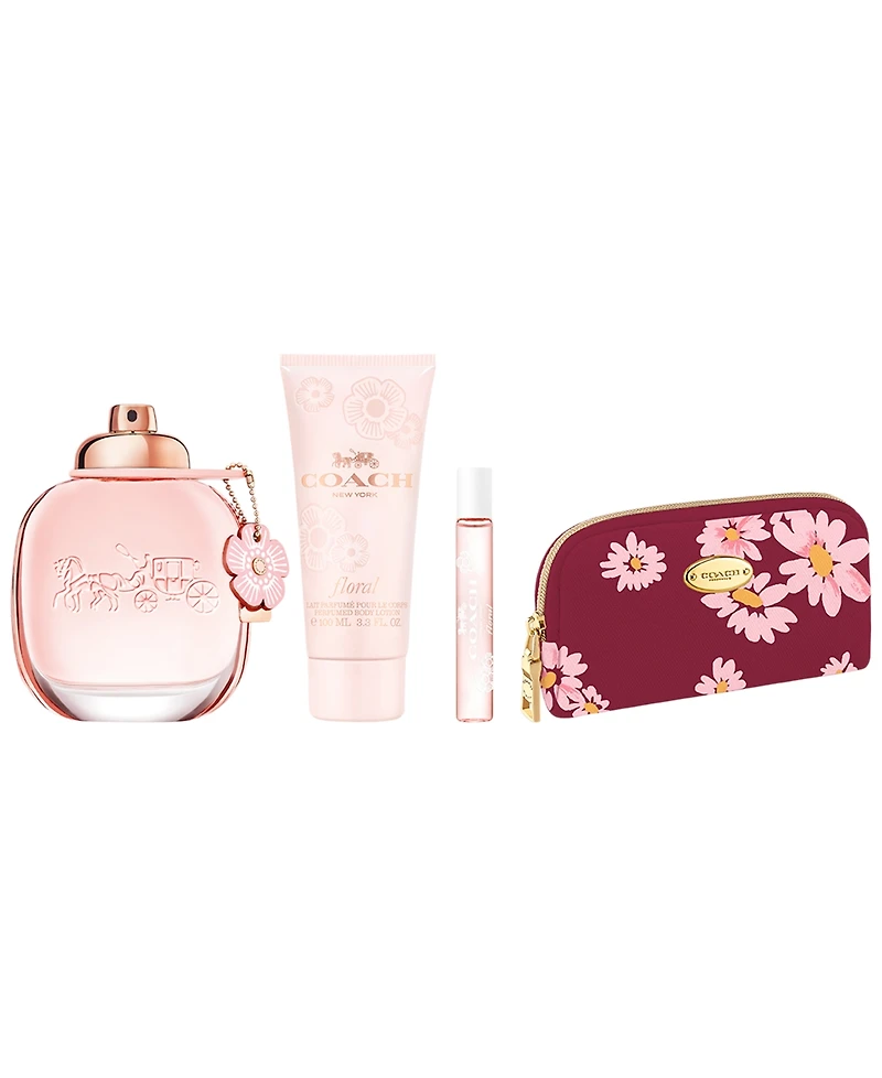 Coach 4-Pc. Floral Eau De Parfum Spray Set
