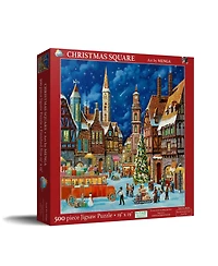 SunsOut Christmas Square 500 piece Jigsaw Puzzle for Adults Christmas