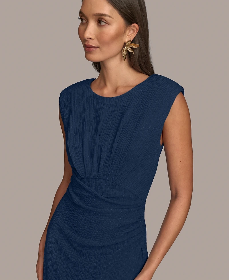 Donna Karan New York Women's Side-Ruched Midi Dress
