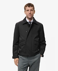 Mango Men's Pockets Water-Repellent Jacket