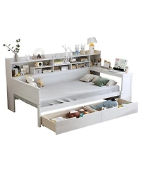 Streamdale Furniture Twin Daybed with Storage & Desk
