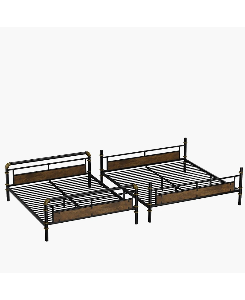 Streamdale Furniture Full Xl/Queen Metal Bunk Bed
