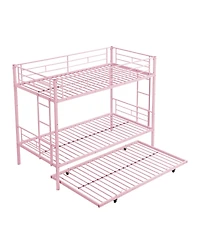 Streamdale Furniture Metal Bunk Bed with trundle