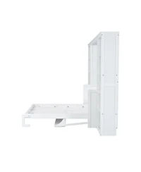 Streamdale Furniture Full Size Murphy Bed with Desk and Bookshelf