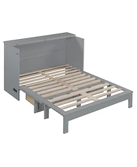 Streamdale Furniture Full Size Murphy Bed with Large Drawers