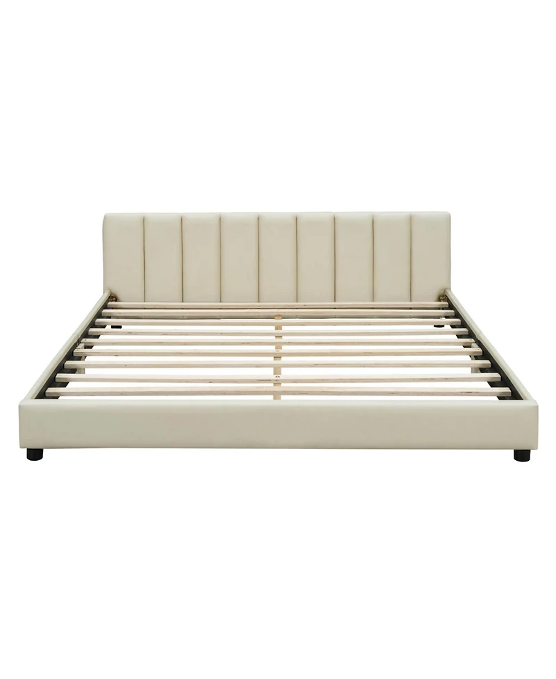 Streamdale Furniture Queen/Twin Xl Upholstered Platform Bed