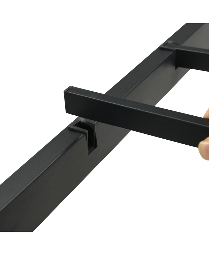 Streamdale Furniture King Bed Frame Led Headboard Storage Drawers Usb Charging