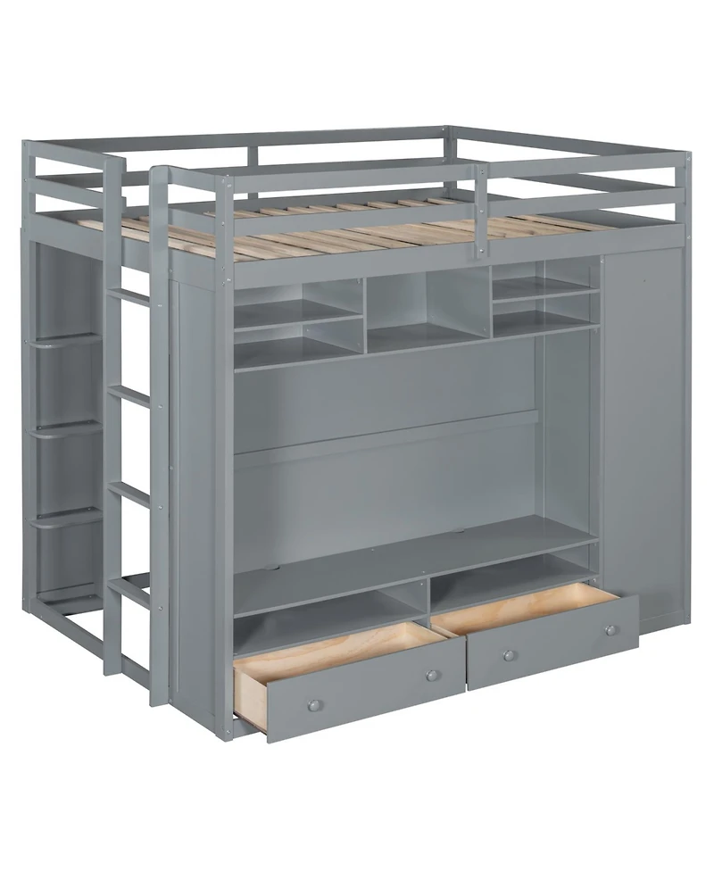 Streamdale Furniture Full size Loft Bed with