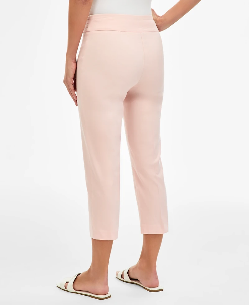 Jm Collection Women's Pull-On Capri Tummy-Control Pants, Exclusively at Macy's