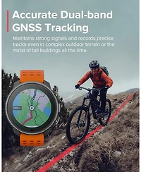 Suunto Vertical Steel Solar Gps Sports Watch with Sapphire Touchscreen, Heart Rate and Sleep Tracker - Canyon