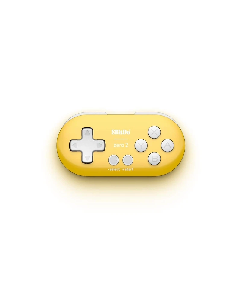 8Bitdo Zero 2 Bluetooth Wireless Gamepad Keychain Sized Mini Controller - Yellow
