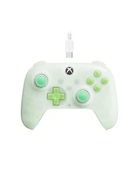 8Bitdo Ultimate Mini Wired Controller with Rgb Ring, Hall Effect Joysticks and Triggers for Xbox, Windows - Translucent