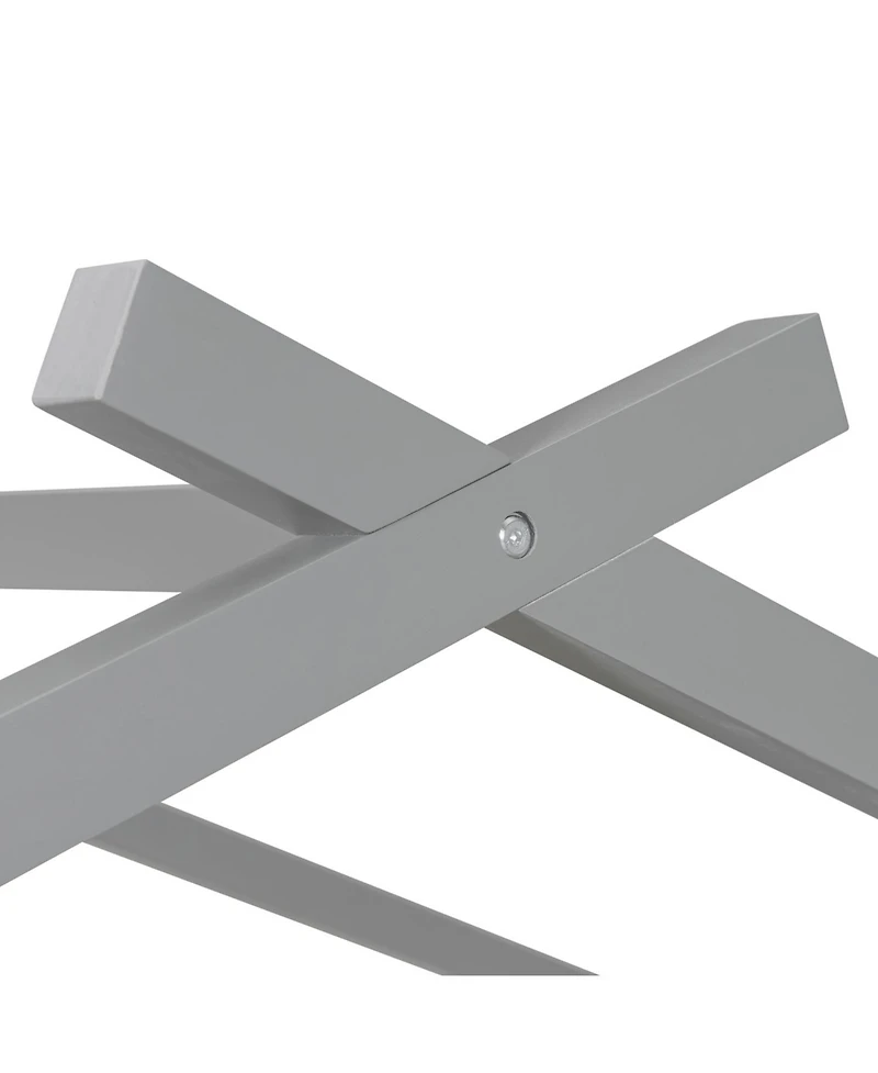 Streamdale Twin Wooden House Bed with Trundle, Gray