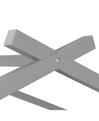 Streamdale Twin Wooden House Bed with Trundle, Gray