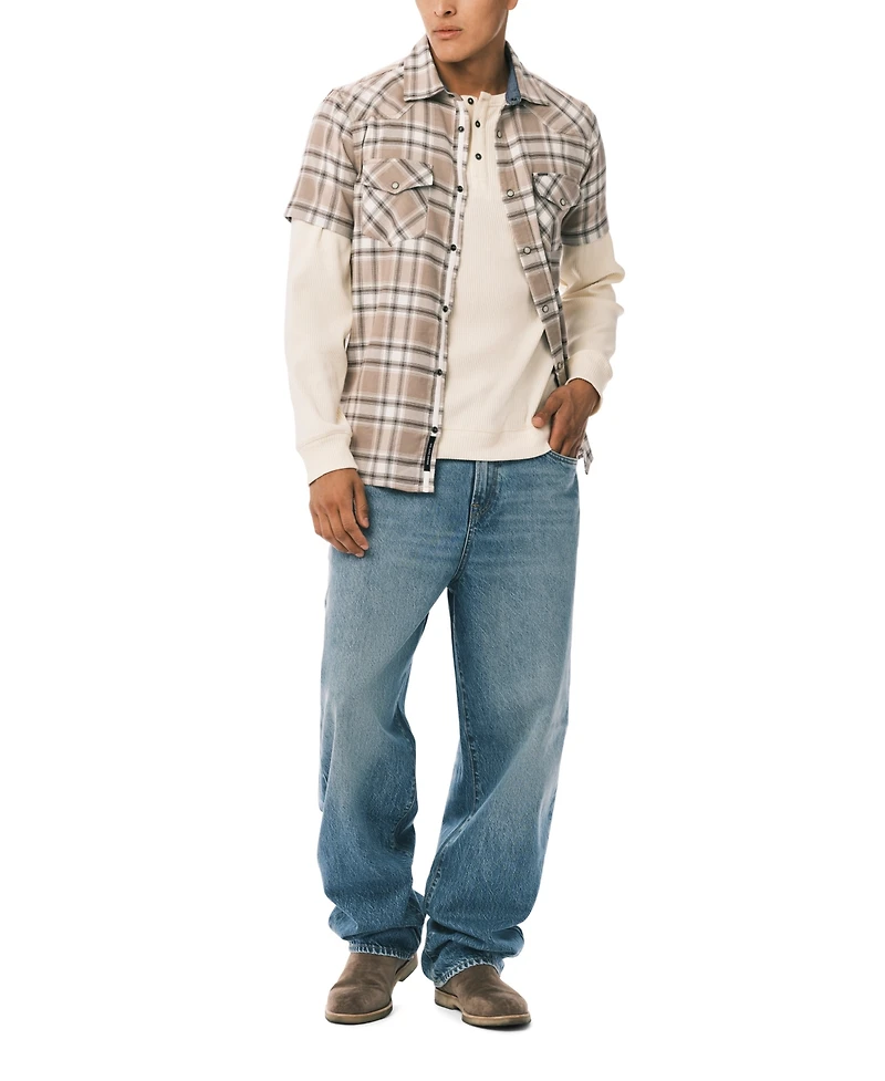 Buffalo David Bitton Men's Kendro Regular-Fit Henley T-Shirt