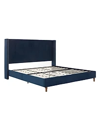 Streamdale Furniture Streamdale Peyton Upholstered King Bed with Button Tufting