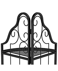 Streamdale 3-Tier Corner Shelf Freestanding Bookshelf for Home, Office, or Kitchen