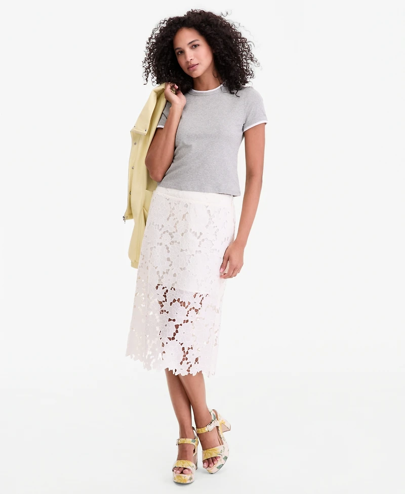 On 34th Women's Lace Midi Skirt, Macy's Exclusive