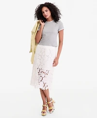 On 34th Women's Lace Midi Skirt, Macy's Exclusive