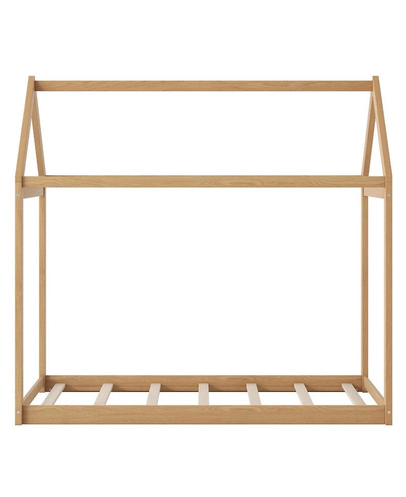 Streamdale Furniture + Twin Size + Wood + House Design + Bed