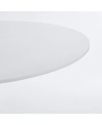 Streamdale Furniture White Tulip Dining Table - Mid-Century Modern