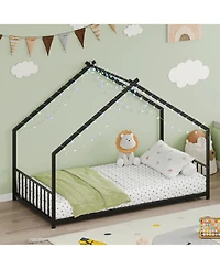 Streamdale Furniture Twin Led Light Roof Bed Frame