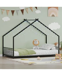 Streamdale Furniture Twin Led Light Roof Bed Frame