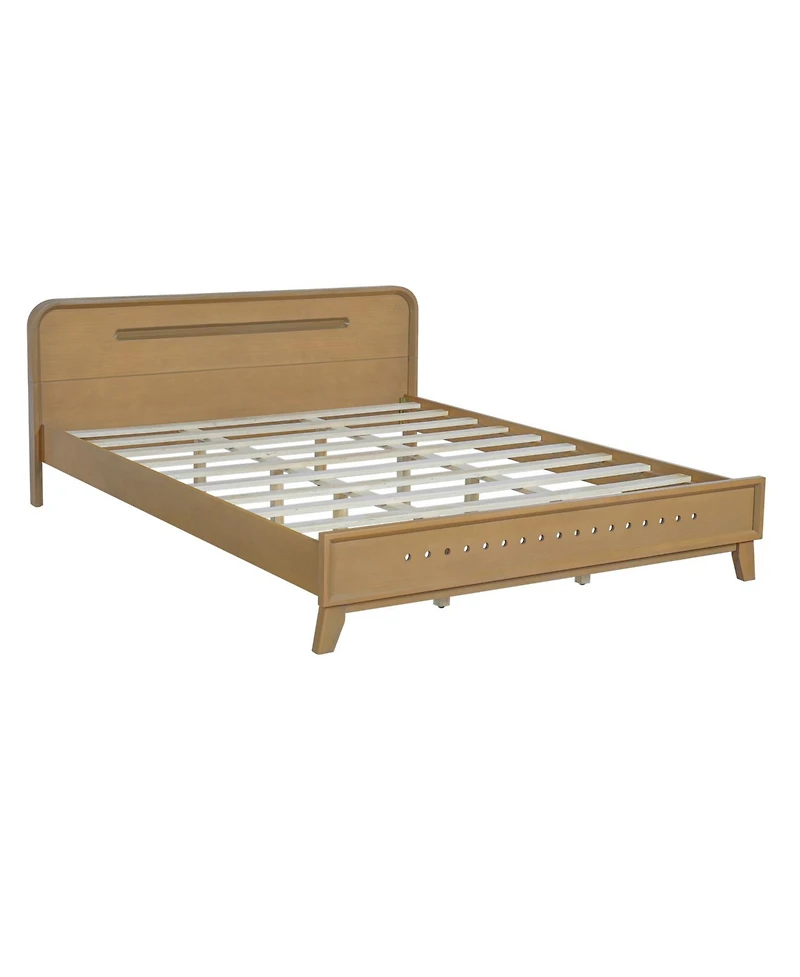 Streamdale Furniture Streamdale Pine Queen Bed - Solid Wood, No Box Spring