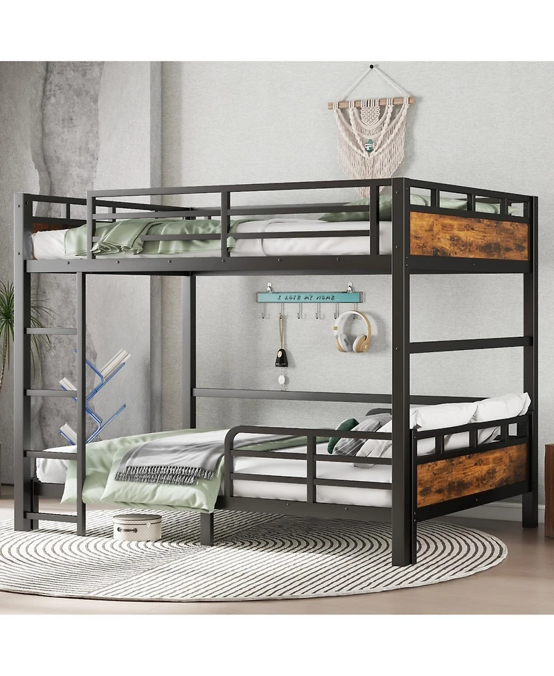 Streamdale Furniture Full Xl Bunk/Loft Bed - Vintage Wood