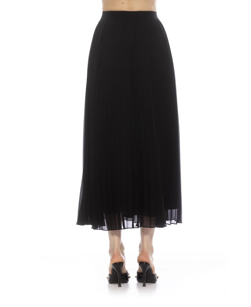 Alexia Admor Women's Kesia Midi Pleated Skirt