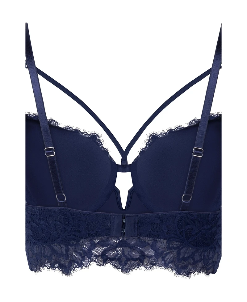 Hunkemoller Women's Isabella Padded Underwired Longline Bra