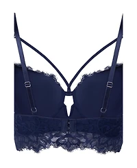 Hunkemoller Women's Isabella Padded Underwired Longline Bra